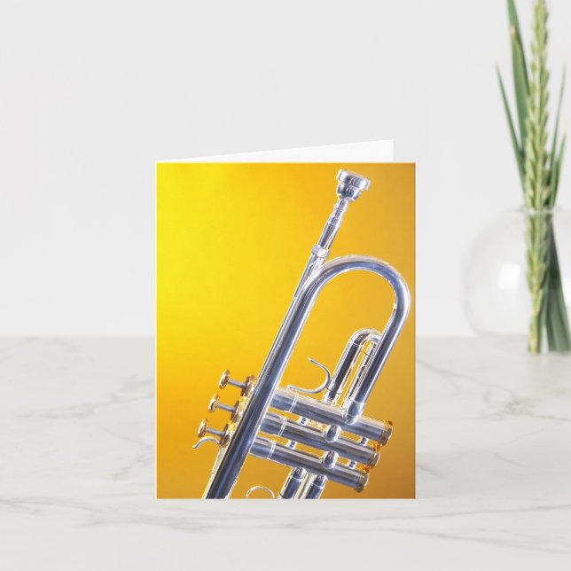 Trumpet Greeting Cards (Front)