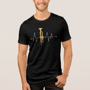 Trumpet Heartbeat Tri-Blend Shirt