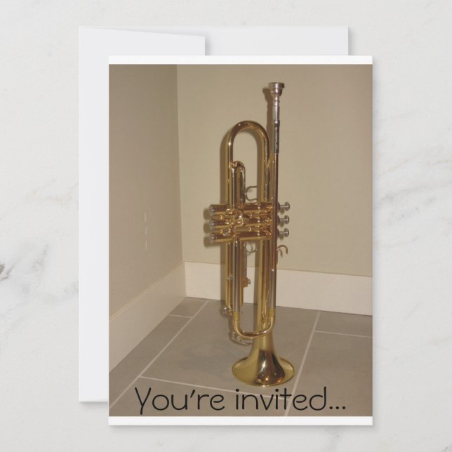 Trumpet invitation (Front)