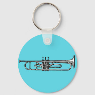 Trumpet Key Ring