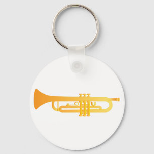 Trumpet Key Ring