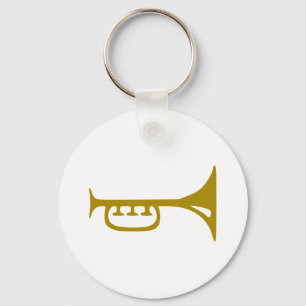 Trumpet Key Ring
