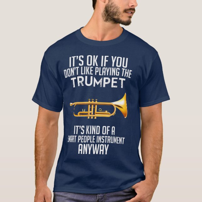 Trumpet Lover Trumpet Musician Jazz Lover Men T-Shirt (Front)
