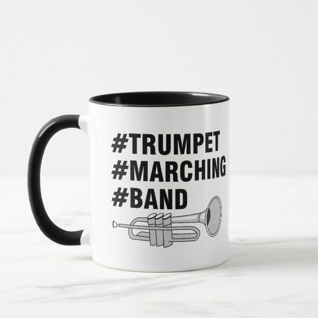 Trumpet Marching Band Mug (Left)