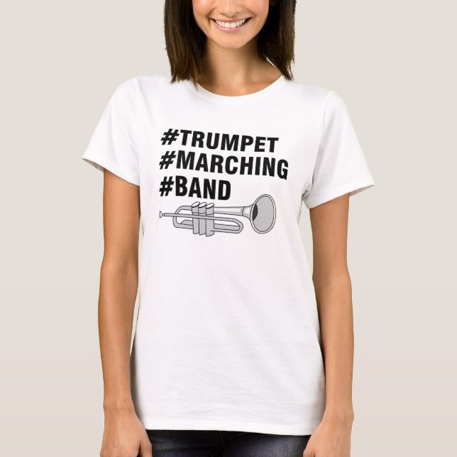 Trumpet Marching Band T-Shirt (Front)