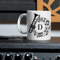 Trumpet Monogram Jazz Band Music Teacher 