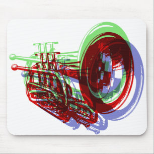 TRUMPET MOUSE PAD