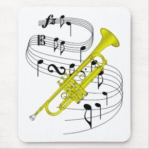Trumpet Mouse Pad