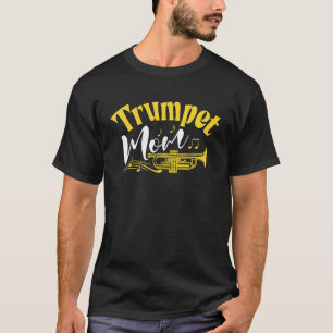 Trumpet Mum Marching Band For Women Mother Mama Pl T-Shirt