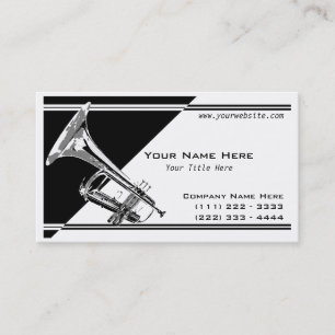 Trumpet Music Business Card