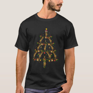 Trumpet Music Lover Xmas Gift Trumpet Tree For Chr T-Shirt