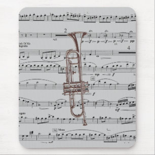 Trumpet Music Mouse Pad