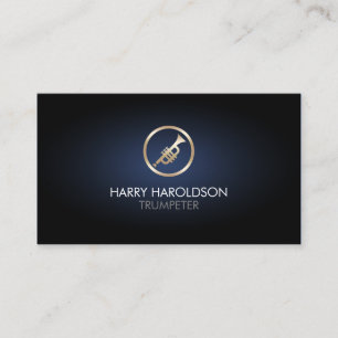 Trumpet Music Musician Business Card