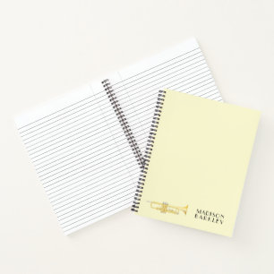 Trumpet Musician Band Teacher Notebook