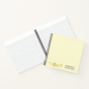 Trumpet Musician Band Teacher Notebook