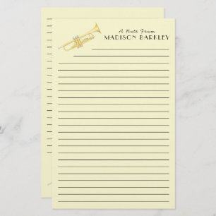 Trumpet Musician Teacher Stationery