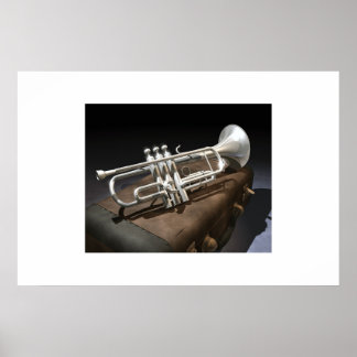 Trumpet on Case Poster