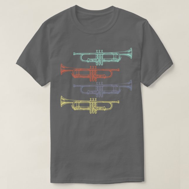 Trumpet Player 1 T-Shirt (Design Front)