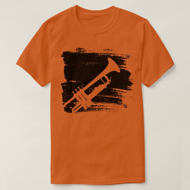 Trumpet Player 3 T-Shirt (Design Front)