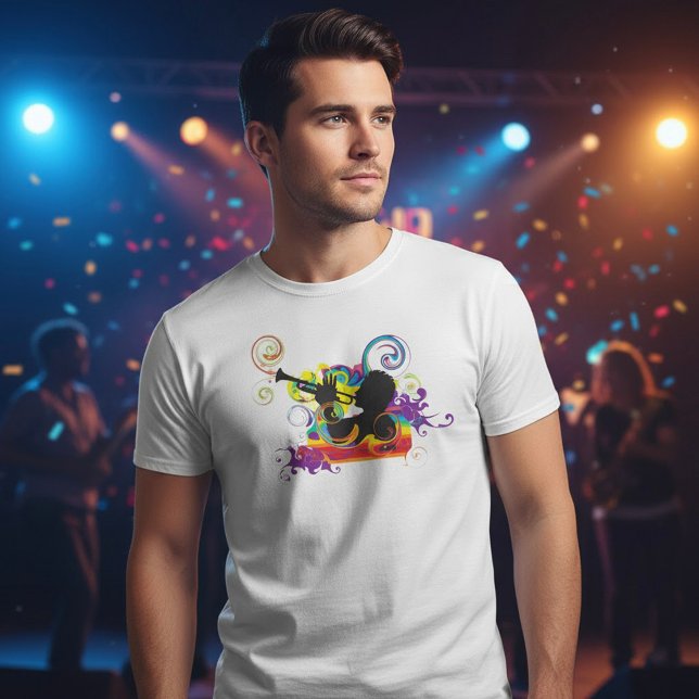 Trumpet Player Art Work T-Shirt (Creator Uploaded)