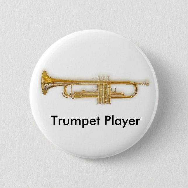 Trumpet Player Button (Front)