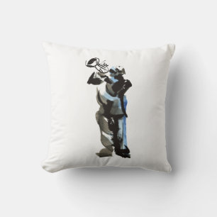 Trumpet Player Cushion