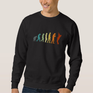 Trumpet Player Evolution Retro Vintage Sweatshirt