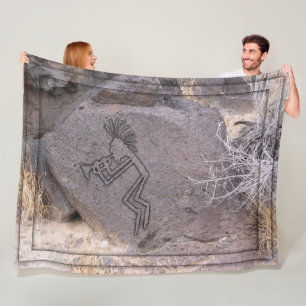 Trumpet Player Fleece Blanket