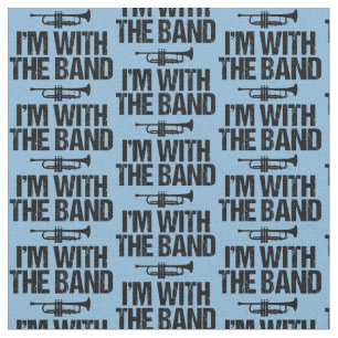 Trumpet Player Humor Fabric