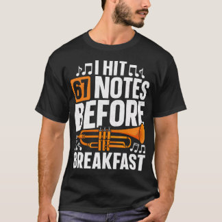 Trumpet Player Jazz Brass Musician Marching T-Shirt