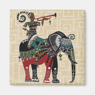 Trumpet Player Magnet