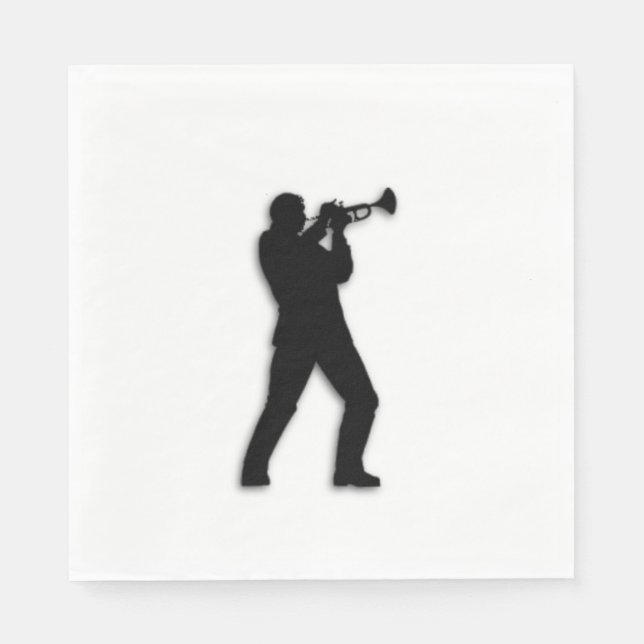 Trumpet Player Napkin (Front)