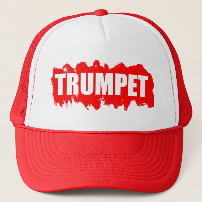 Trumpet Player Trucker Hat (Front)