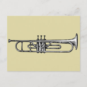 Trumpet Postcard