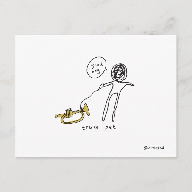 trumpet postcard (Front)