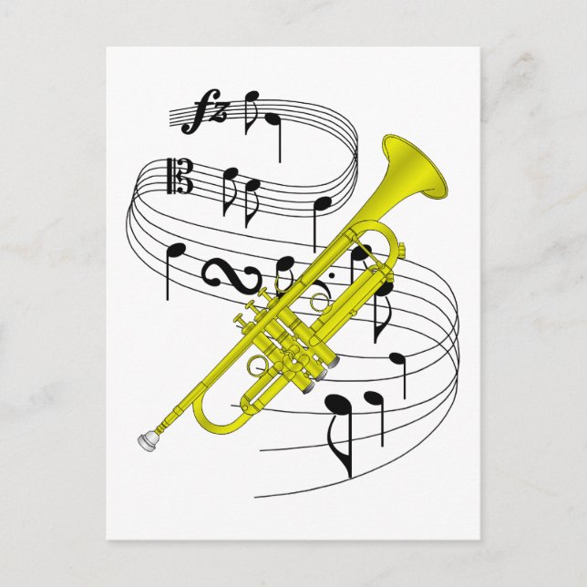 Trumpet Postcard (Front)