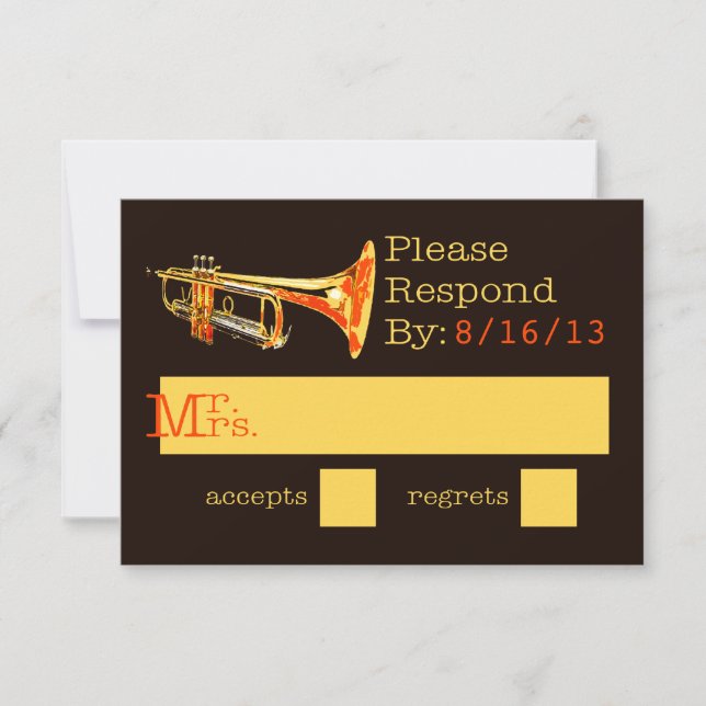 Trumpet Response Card (Front)