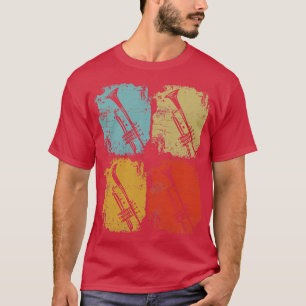 Trumpet Retro Design Funny T-Shirt