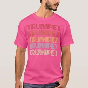 Trumpet Retro Style Design For Trumpet Player T-Shirt