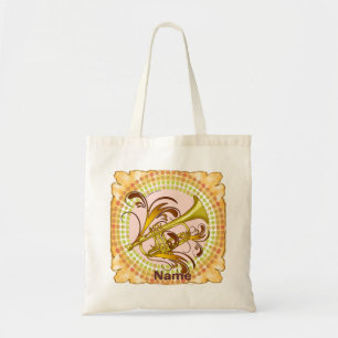 Trumpet Rhythm tote bag