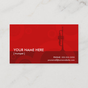 trumpet rings business card