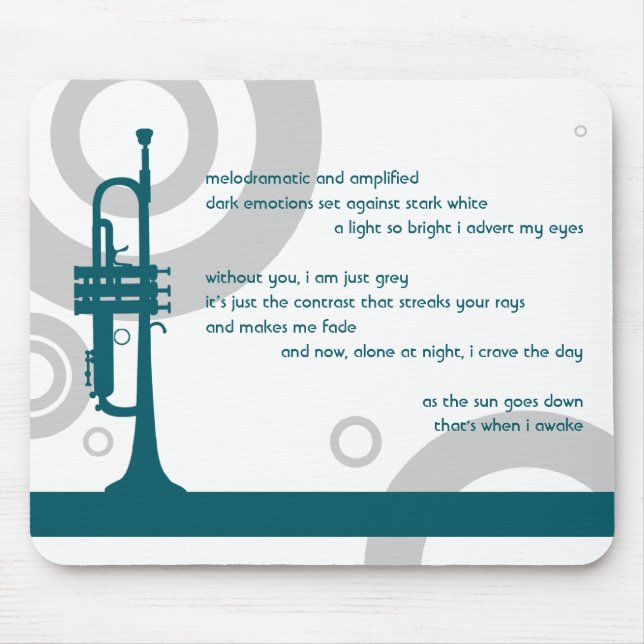 trumpet rings : cave dweller mouse pad (Front)