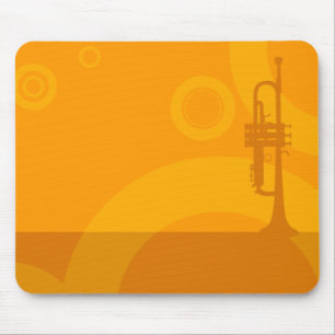 trumpet rings mouse pad
