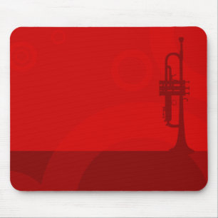 trumpet rings mouse pad