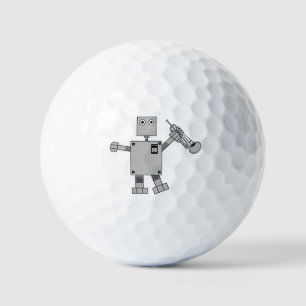 Trumpet Robot Golf Balls