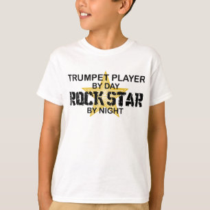 Trumpet Rock Star by Night T-Shirt