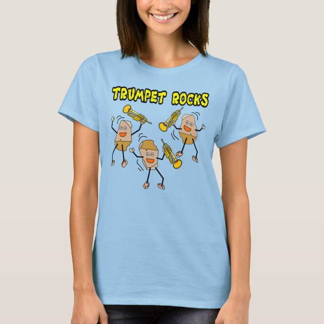 Trumpet Rocks T-Shirt (Front)
