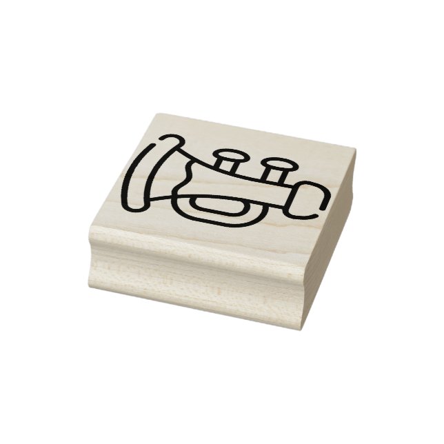 trumpet rubber stamp (Stamp)