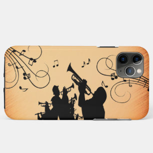 Trumpet Section Jazz Music Orange  Case-Mate iPhone Case