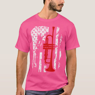 Trumpet Shirt - Trumpet Flag Shirt